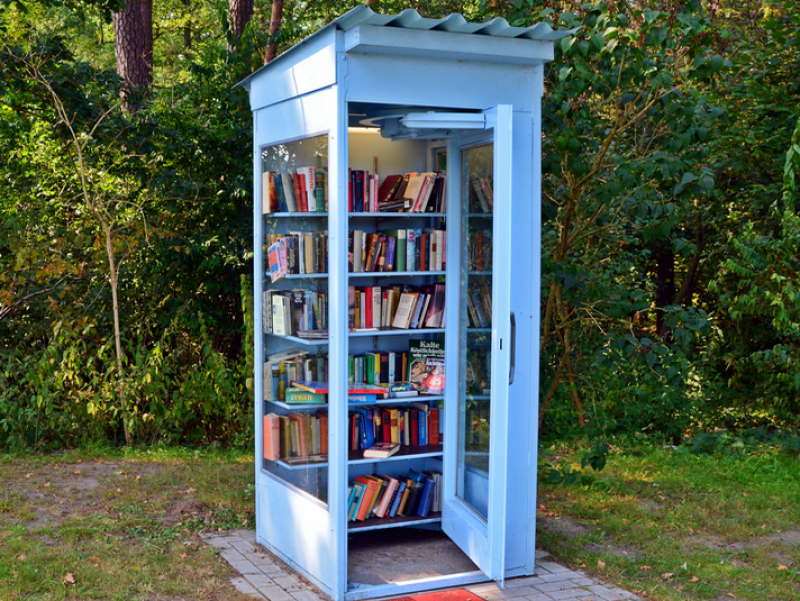 De la Cabine Téléphonique à la Cabine à Livres